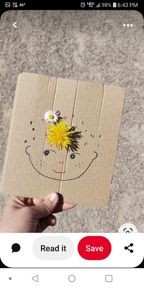 Art Made With Nature, Fruhling Kindergarten, Children Crafts Ideas, Nature Craft Ideas, Fun Art Ideas, Diy With Kids, Art Camp Projects, Kid Diy, Art And Nature