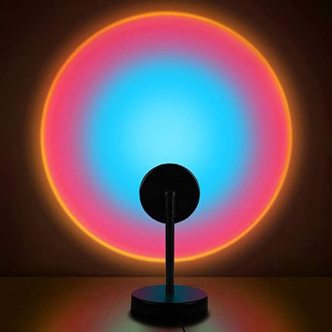 Lampu Sunset, Sun Light Lamp, Cozy Switch, Sunset Lamps, Lamp Projector, Rainbow Sunset, Circular Lighting, Sunset Lamp, Projection Lamp