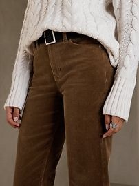 The Straight Corduroy Pant | Banana Republic Anthropology Style Clothing, Tall Pants For Women, Brown Corduroy Pants Outfit Women, Dark Brown Corduroy Pants Outfit, Brown Jeans Outfit Aesthetic, Brown Pants Women, Dark Academia Pants, Brown Jeans Outfit, Rust Pants