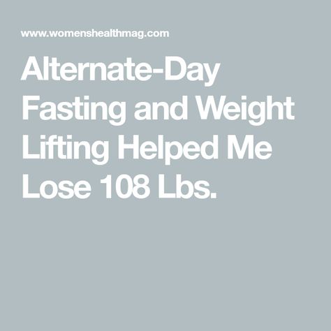 Alternate Day Fast, Out Of Breath, Water Challenge, Fast Diet, Walk A Mile, Daily Energy, 200 Pounds, Fasting Diet, 500 Calories