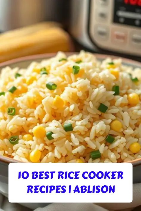 Packed with flavor and creativity, these 10 best rice cooker recipes will transform your meals—discover the delicious possibilities waiting for you! Flavorful Rice In Rice Cooker, Egg Fried Rice In Rice Cooker, Meals In A Rice Cooker, Rice Cooker Curry Recipes, 6 Cup Rice Cooker Recipes, Flavored Rice Recipes In Rice Cooker, Best Rice Cooker Recipes, Risotto In Rice Cooker, Small Rice Cooker Recipes