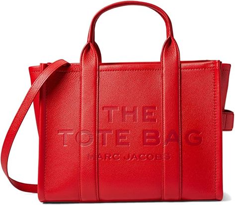 Marc Jacobs Women's The Leather Medium Tote Bag Luxury Presents, Marc Jacobs The Tote Bag, Gifts For Valentines Day, Valentines Day Special, Gifts For Valentines, Valentines Gift Ideas, Luxury Tote Bags, Valentine Gift Ideas, Red Tote Bag