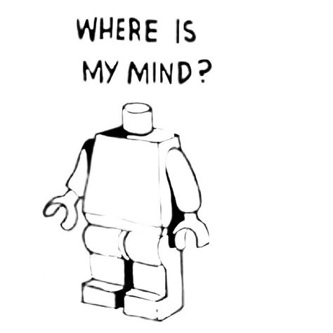 WITH YOUR FEET ON THE AIR AND YOUR HEAD ON THE GROUND TRY THIS TRICK AND SPIN IT, YEAH YOUR HEAD WILL COLLAPSE BUT THERES NOTHING IN IT AND… Where Is My Mind, On The Ground, Your Head, Spinning, Embroidery