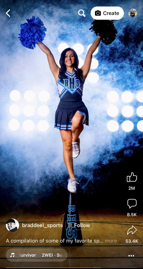 Dance Team Photoshoot, Cheerleader Photoshoot, Cheerleader Senior Pictures, Cheer Media Day, Cheer Portraits, Cheer Photoshoot, Graduation Senior Pictures, Cheer Photo Ideas, Cheerleading Senior Pictures