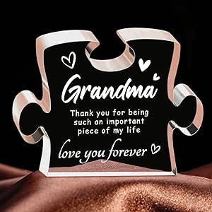 Amazon.com: Grandma Gifts, Mothers Day Gifts for Grandma - 4.9 x 3.7 inch Acrylic Block, Birthday Thanksgiving Christmas Gifts for Grandma from Granddaughter Grandson, Best Grandma Gifts Ideas : Home & Kitchen Gifts For Brother Birthday, Brother Birthday Gifts, Gifts For Brother From Sister, Best Gift For Brother, Gifts For Brothers, Gifts Grandma, Brother Gifts, Acrylic Keepsakes, Birthday Gifts For Brother