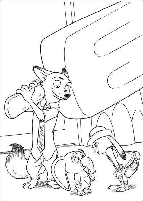 Zootopia Coloring Pages Disney Colouring In Pages, Disney Printable Coloring Pages, Disney Coloring Pages For Adults, Zootopia Coloring Pages, Disney Coloring Pages Printables, Disney Colouring, Coloring Pages Disney, Disney Colouring Pages, Free Disney Coloring Pages