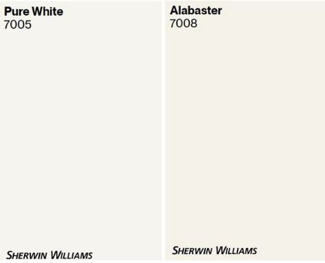 PURE WHITE vs. THE 10 BEST SHADES OF WHITE (Alabaster, Extra White, & More) - Kylie M Interiors Snowbound Vs Alabaster, Sherwin Williams Pure White, Sherwin Williams Snowbound, Benjamin Moore Cloud White, Kylie M Interiors, Sherwin Williams Extra White, White Paint Color, Sherwin Williams Alabaster, Tuscan Style Homes