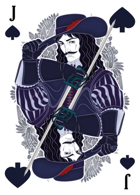 Jack Of Clubs, Milady De Winter, Jack Of Diamonds, Cardinal Richelieu, Queen Of Clubs, King Of Clubs, Ace Of Clubs, King Of Diamonds, Jack Of Spades