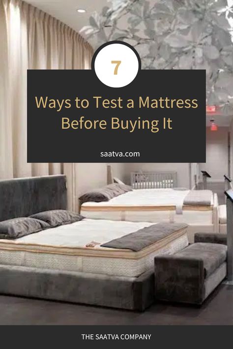 Buying a new mattress is a big decision. It’s an important decision too because you’ll be spending about a third of your life lying on it. So you want to get it right and choose the mattress that’s best suited to your individual needs. This article will explore the best ways to test out a mattress before you buy so you can be sure you get the mattress that’s right for you. Pinterest Key, New Mattress, Mattress Buying, Luxury Mattresses, Online Mattress, Latex Mattress, Queen Mattress Size, King Size Mattress, Firm Mattress