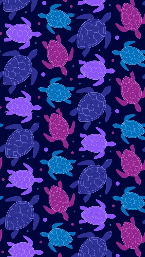 Wallpaper August, Cutesy Wallpaper, Iphone Computer, Purple Turtle, Cute Summer Wallpapers, Summer Wallpapers, Animal Print Wallpaper, August 1st, Fun Wallpaper