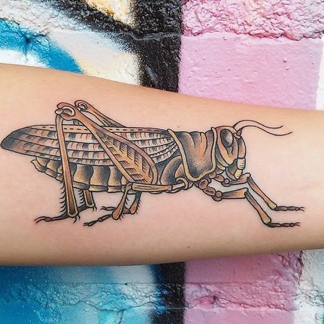 Locust by Bill Smiles at Integrity Alliance Tattoo  in Asheville, NC Locust Tattoos, Integrity Tattoo, Loki Tattoo, Cicada Tattoo, Army Tattoos, Dope Tattoos For Women, About Tattoo, Tattoo Parlors, Dope Tattoos