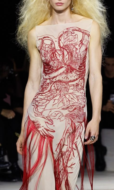 (2) alexander mcqueen ss24 – @slaterinc on Tumblr Alexander Mcqueen Aesthetic, Alex Mcqueen, Alexander Mcqueen Designs, Alexander Mcqueen Runway, Botanical Fashion, Couture Mode, Red Outfit, Couture Fashion, Fashion Designers