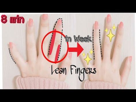 How To Have Long Fingers, Get Taller Exercises, How To Get Tall, Fat Fingers, Taller Exercises, How To Get Slim, Reduce Thigh Fat, Finger Exercises, Exercise To Reduce Thighs