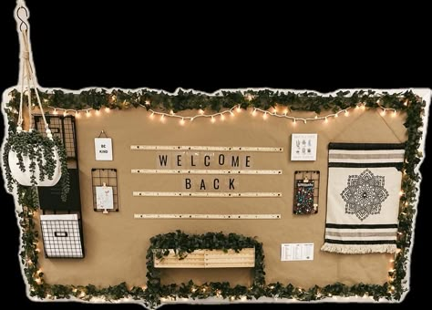 So excited for this school year!! #teacher #teacherdesk #bulletinboardideas #classroom #classroomdecorideas #highschoolclassroom Board Bulletin Ideas, Homey Classroom Decor High School, Comfy High School Classroom, Classroom Decor High School Aesthetic, Light Academia Classroom Decor, Dark Green Classroom, Neutral Classroom Decor High School, Hygge Classroom High School, Coffee Shop Classroom Theme High School