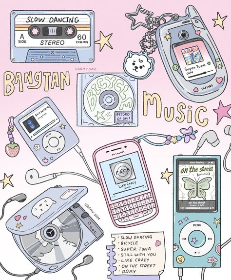 Frames Design Graphic, Kpop Posters, Arte Sketchbook, Flower Phone Wallpaper, Stitching Art, Journal Stickers, Cute Doodles, Bts Fanart, Retro Gaming