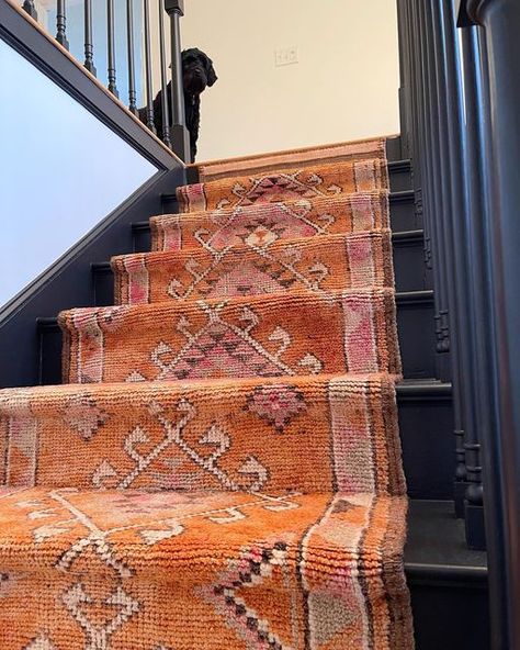 Rug Up Stairs, Moroccan Stair Runner, Wooden Stairs Runner, Eclectic Stair Runner, Statement Stair Runner, Persian Stair Runner, Stair Runner Rug, Patterned Stair Runner, Bold Stair Runner