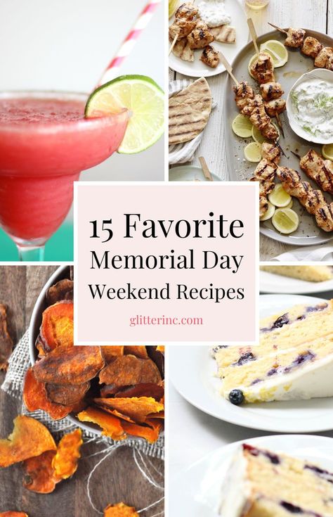 Create the ultimate Memorial Day menu with our top ideas for barbecue recipes and sides. Whether you're planning a party, picnic, or cookout, our easy, healthy, and best recipes are perfect for a crowd. From vegetarian options to classic BBQ delights like corn, these simple dishes are designed to make your weekend gathering a hit. Enjoy the summer with delicious food that's easy to prepare and sure to please everyone! Memorial Day Foods, Weekend Recipes, Summer Party Ideas, Picnic Menu, Simple Dishes, Bbq Menu, Kid Approved Meals, Best Appetizer Recipes, Weekend Meals