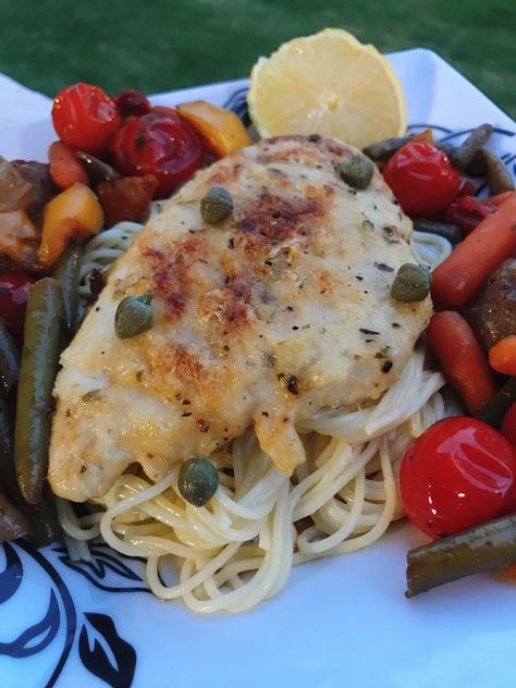 Oven-Baked Chicken Piccata Chicken Piccata Oven Baked, Chicken Piccata In Oven, Oven Baked Chicken Piccata, Make Ahead Chicken Piccata For A Crowd, Baked Chicken Piccata Recipe, Baked Chicken Piccata, Chicken Piccata With Capers, How To Bake Chicken, Easy Paleo Chicken