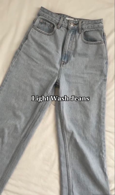 @/fitsandbits tiktok || light wash jeans || closet essentials || time capsule closet || tags: #fashion #fashionista #fashionable #fashionblog #style #stylish #styleblogger #styletips #aesthetic #closet #springstyle #summeroutfit #jeans Jeans Outfit Summer Aesthetic, Light Wash Jeans Outfit Summer, Light Wash Jeans Outfit, Light Grey Jeans, Jeans Closet, Aesthetic Closet, Grey Jeans Outfit, Capsule Closet, Jeans Outfit Summer