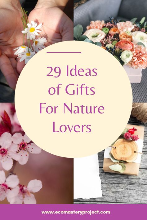 Selecting a gift for a nature lover can be challenging! You recognize they have all the necessities; thus, what else do you purchase them? Hopefully, this list of gifts for nature lovers will give you some ideas Gifts For Flower Lovers, Nature Lover Gifts, Zero Waste Holiday, Nature Gifts, Earth Gift, Diy Trellis, Zero Waste Gifts, Eco Gifts, Nature Collection