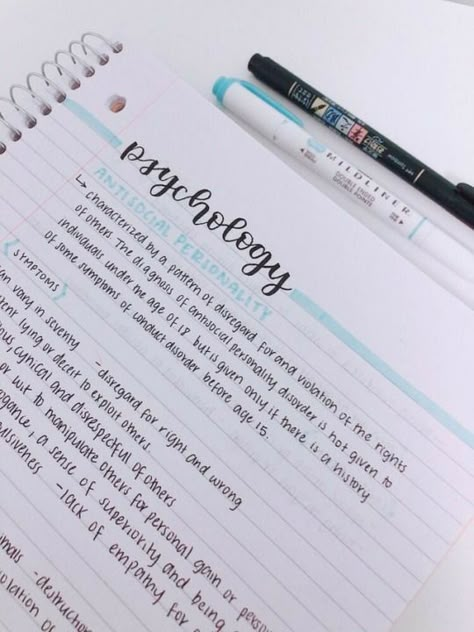 brush lettering and handwriting inspo Studie Hacks, Studera Motivation, Psychology Notes, College Notes, Bullet Journal Notes, School Organization Notes, Study Organization, Notes Organization, Pretty Notes