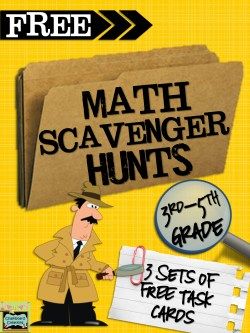 Grade 3 Math Projects, Math Scavenger Hunt Elementary, Fun Math Activities For 5th Grade, Math Differentiation, Fun Math Projects, Math Scavenger Hunt, Math Basics, Math Club, Free Math Resources