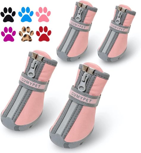 QUMY Dog Shoes for Small Dogs, Puppy Dog Boots & Paw Protectors for Winter Snowy Day, Summer Hot Pavement, Waterproof in Rainy Weather, Ourdoor Walking, Indoor Hardfloors Anti Slip Rubber Sole Pink 3 

#amazonassociate #amazonaffiliate 
#DOGS #smalldogs #shoesfordogs #doggieshoes #shoesforpuppies #puppy #puppies #shoes #dogshoes #pinkshoesfordogs #dogs #lovedogs Dog Winter Boots, Dog Snow Boots, Puppy Shoes, Dog Booties, Paw Protector, Dog Boots, Summer Hot, Dog Shoes, Dog Gear