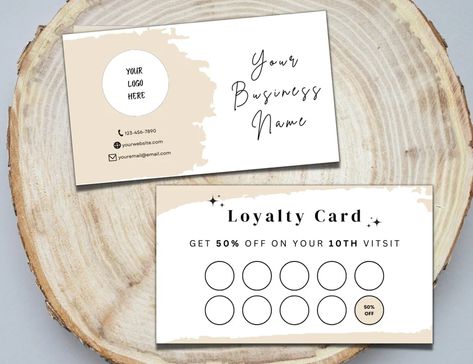 Modern Business Customer Loyalty Card Template Editable Punch - Etsy Canada Customer Loyalty Cards, Loyalty Card Design, Loyalty Card Template, Customer Card, Make Up Studio, Hair And Nail Salon, Stamp Card, Walmart Gift Cards, Customer Loyalty