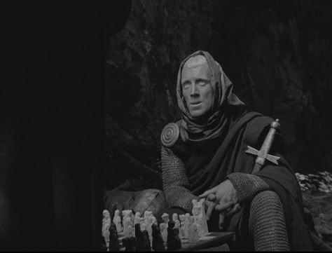 Seventh Seal, Max Von Sydow, The Seventh Seal, Ingmar Bergman, Chess, Black And White, White, Black