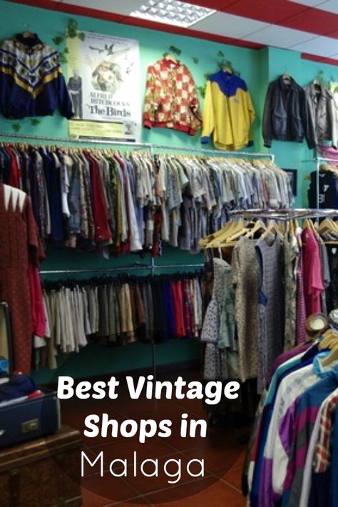 These are the best vintage shops in Malaga Morocco Beach, Morocco Food, Backpacking Spain, Morocco Fashion, Spain Culture, Vintage Stores, Spain Food, Unique Clothes, Spain Fashion