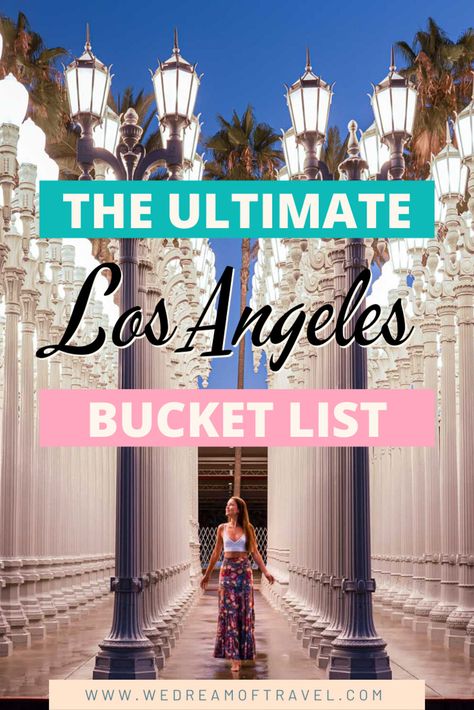 Los Angeles Trip, Los Angeles Bucket List, Los Angeles Itinerary, Summer Bucket List For Teens, Los Angeles Travel Guide, Los Angeles Vacation, Los Angeles Aesthetic, Things To Do In La, Los Angeles Downtown