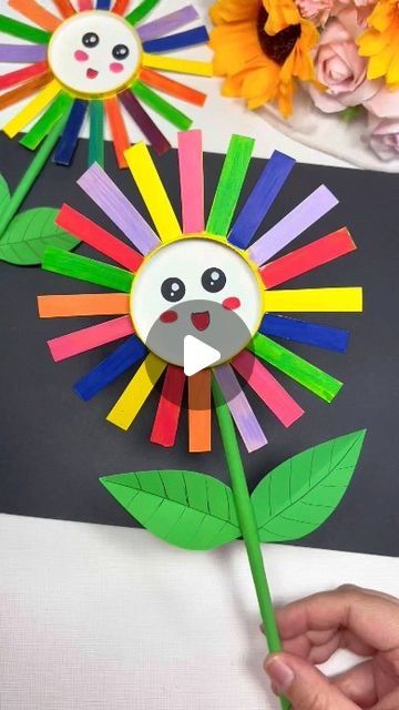 paper crafts creator on Instagram: "How to make a paper cup flower in 10sec. #handmade #diy #kindergarten #parentchild #handicrafts #creative 5-Minute Crafts Craft Home  paper craft  ideas" Paper Cup Flower Craft, Craft With Paper, Holiday Club, 5 Minute Crafts, Easy Paper Crafts, Paper Cup, Art Club, Flower Making, Flower Crafts