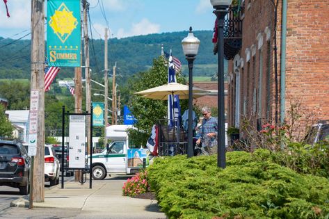 A day in Montour Falls: Photo essay of people, places in Upstate NY village - newyorkupstate.com Montour Falls, Backyard Views, Seneca Lake, Old Train Station, Masonic Lodge, Small Waterfall, Outdoor Restaurant, Upstate Ny, Methodist Church