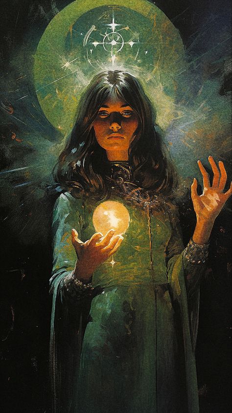 Classic Witch Art, Fantasy Retro Art, Traditional Fantasy Art, Ritual Astethic, 80's Dark Fantasy Art, 90s Fantasy Art, 1970s Fantasy Art, 1980s Fantasy Art, 70s Dark Fantasy Art