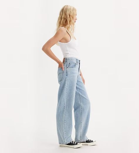 Baggy Dad Women's Jeans - Light Wash | Levi's® US