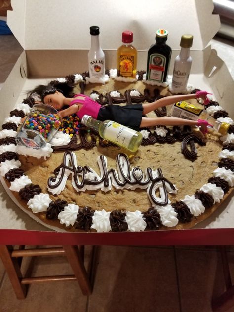 Cookie Cake 22nd Birthday, 21st Cookie Cake Ideas, 21 Birthday Cookie Cake, 21st Birthday Cookie Cake Ideas, 21 Cookie Cake, Cookie Cake 21st Birthday, Bachelorette Cookie Cake, 21st Cookie Cake, 21st Birthday Cookie Cake