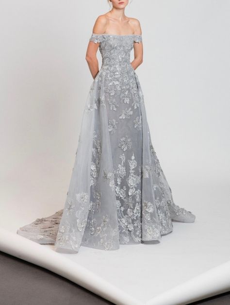 Train Prom Dresses, Short Sleeve Prom Dresses, Formal Party Dresses, Lace Evening Gowns, Tulle Evening Dress, Tony Ward, فستان سهرة, Dresses 2020, Applique Dress