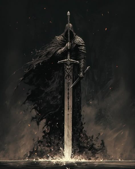 Dark Fantasy Knight, Knight Artwork, Cloak Hood, Fantasy Knight, Dark Knights, Samurai Wallpaper, Dark Fantasy Artwork, Dark Souls Art, Getting A Tattoo