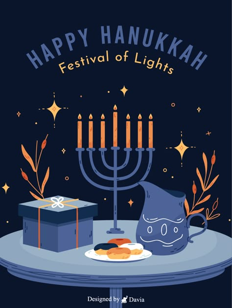 Happy Hanukkah Cards, Happy Hanukkah Images, Happy Hannukah, Hanukkah Crafts, Candle Night, Birthday Reminder, Hanukkah Cards, Hanukkah Menorah, Jewish Holiday