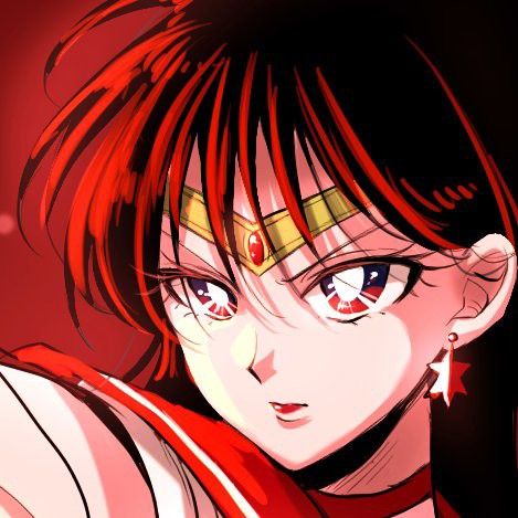 Sailor Moon Icons Mars, Salior Moon Mars, Sailor Mars Fan Art, Sailor Moon Rei Hino Icon, Rei Hino Icon, Sailor Pluto Icon, Rei Sailor Moon, Sailor Mars Icon, Sailor Mars Pfp