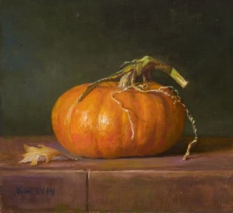 Fall Still Life Painting, Pumpkins Oil Painting, Pumpkin Oil Painting, Fall Oil Paintings, Paintings Of Pumpkins, Pumpkin Reference, Still Life Pumpkin, Still Life Fruit Painting, Fall Still Life