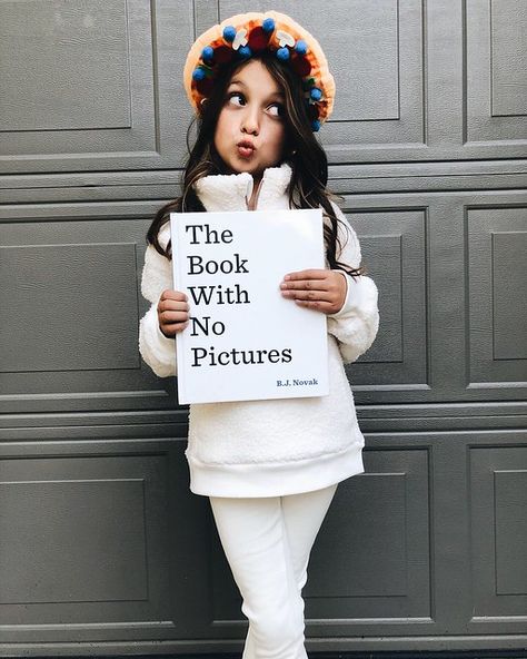 The Book With No Pictures, Book Character Costume, Book Characters Dress Up, Blue Pom Poms, Book Character Day, Character Dress Up, Book Character Costumes, Character Costume, White Costumes