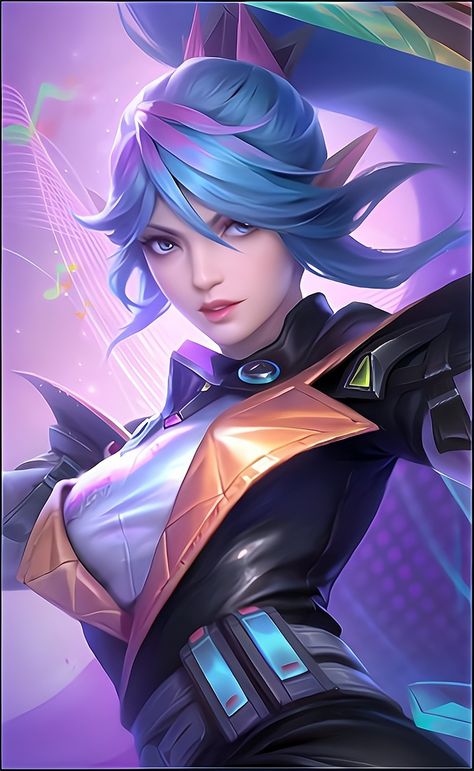 Miya Mobile Legends Skin Legend, Miya Mlbb, Apple Galaxy Wallpaper, Miya Mobile Legends, Gold And Black Background, Alucard Mobile Legends, Mobile Legends Bang Bang, Mobile Skin