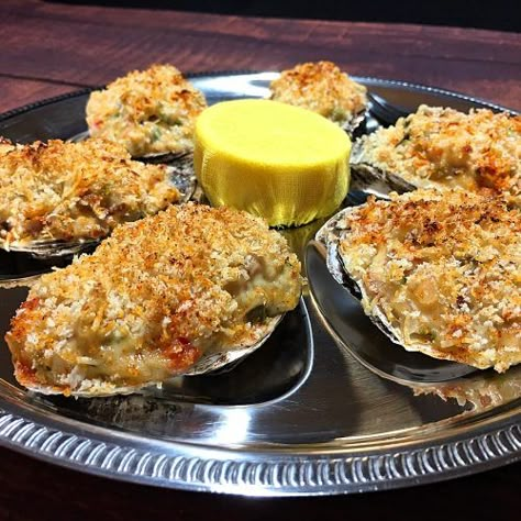 Club Foody | Oysters Bienville Recipe • A New Orleans' Classic! | Club Foody Bienville Sauce Recipe, New Orleans Oysters, Best Oyster Recipes, Canned Oyster Recipes Appetizers, Oysters Casino, Oysters Recipes, Oysters Bienville, Baked Oyster Recipes, South Recipes