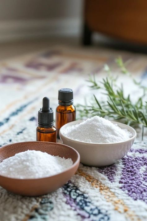 Learn how to make a DIY carpet deodorizer with baking soda! This natural solution is perfect for neutralizing odors and giving your home a fresh, clean scent. 🏡✨ #DIYCarpetFreshener #BakingSodaHacks #EcoFriendlyCleaning #NaturalHomeCare #CleanLiving Diy Carpet Deodorizer, Baking Soda Carpet, Diy Baking Soda, Baking Soda On Carpet, Carpet Smell, Carpet Deodorizer, Carpet Freshener, Diy Carpet Cleaner, Eco Friendly Cleaning Products