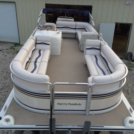 Harris FloteBote Replacement Seats | PontoonStuff.com Pontoon Ideas, Pontoon Boat Parts, Pontoon Furniture, Premier Pontoon, Luxury Pontoon Boats, Pontoon Seats, Pontoon Boat Covers, Boat Seat Covers, Pontoon Boat Accessories