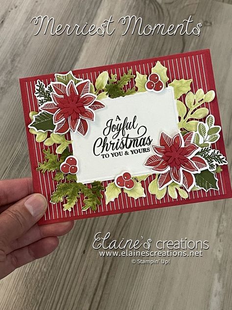 Stampin Up Christmas Cards 2021 Merriest Moments, Merriest Frames Hybrid Embossing Folder, Merriest Frames Stampin Up Cards, Stampin Up Merriest Moments Cards, Stampin Up Merriest Frames, Merriest Moments Stampin Up Cards, Stampin Up Merriest Moments, Petal Park, Merriest Moments