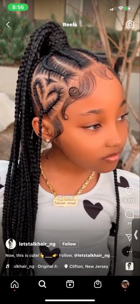 Kids Braids Hairstyles, Kid Braid Styles, Kid Hairstyles, Kids Braids, Feed In Braids, Toddler Hairstyles, Kid Styles, Girls Hairstyles Braids, Girl Braids