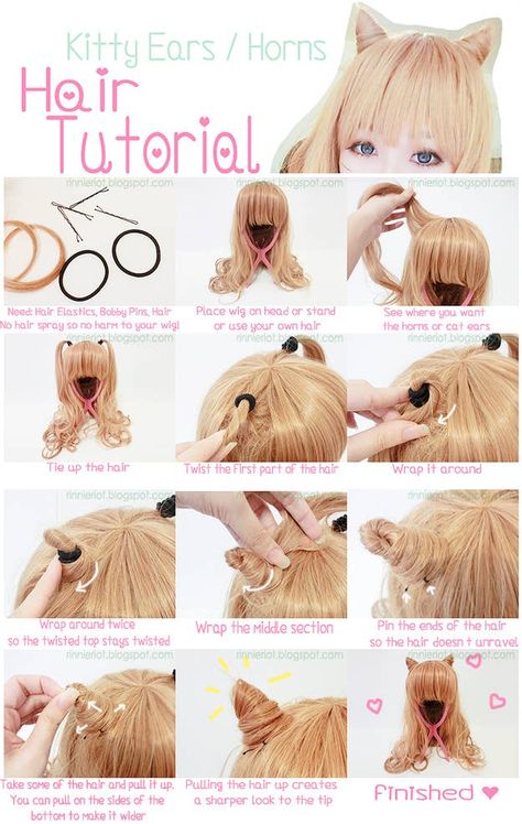 48 Ways To Make Your Life A Million Times Better Short Hair For Kids, Ulzzang Hair, Kawaii Hairstyles, Peinados Fáciles Para Cabello Corto, Ear Hair, Hair Videos Tutorials, Halloween Hair, Anime Hair, Cheshire Cat