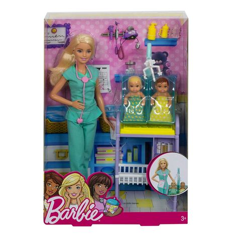 Barbie Edition, Doctor Barbie, Doctor Doll, Medical Play, Space Accessories, Barbie Careers, Doctor Play Set, Teal Scrubs, Barbie Doll Set